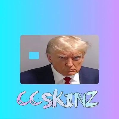 Trumps Mugshot Meme-Credit Card Skinz for Debit and Credit Cards