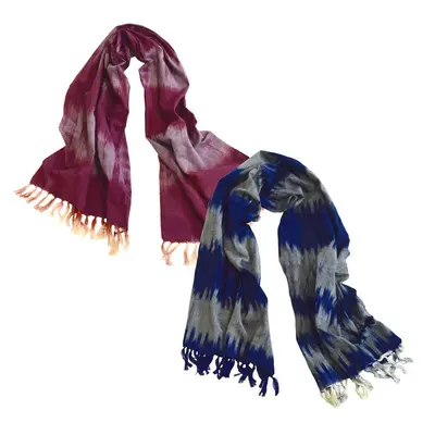Interweave Scarf - Indigo