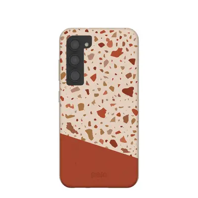 Seashell Clay Terrazzo Samsung Galaxy S23 Case
