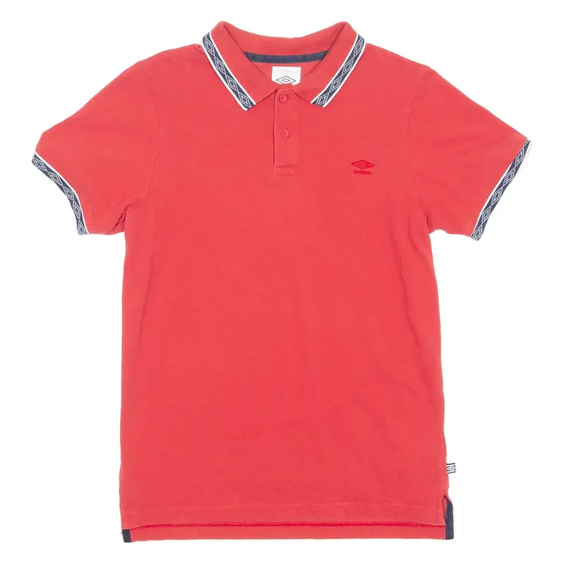 UMBRO Mens Polo Shirt Red S