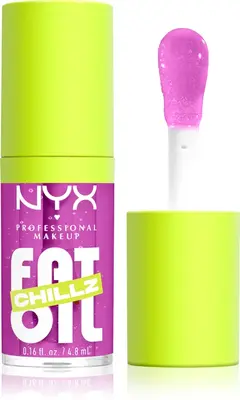 NYX Professional Makeup Fat Oil Chillz lip oil with cooling effect color 4.8 ml purple