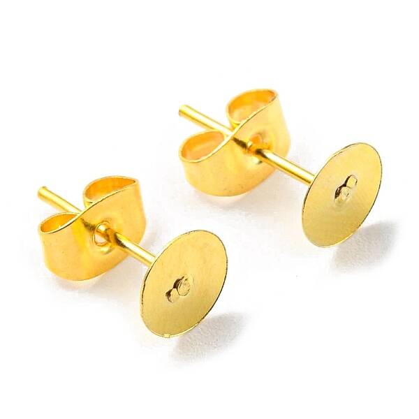 Iron Stud Earring Findings