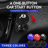Push Start Button Cover,Car Joystick,Car Push to Start Button Rocker,Joystick Car Starter Protector,Metal Ball-bar Automotive...