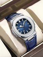 Men's Business Fashion Round Dial Analog Quartz Watch, Fashion Watch for Party, Daily Clothing Decor, Trendy All-match & Exqu...