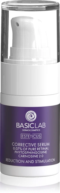 BasicLab Dermocosmetics Esteticus smoothing serum to unify skin tone 15 ml