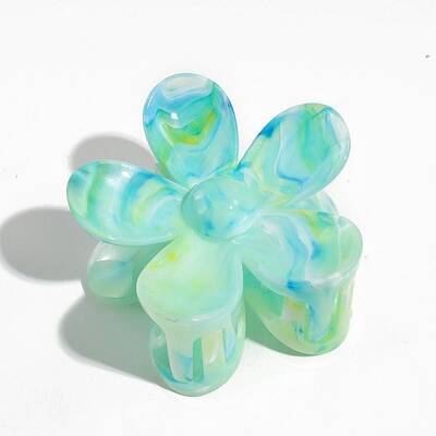 Gradient Color Plastic Claw Hair Clips
