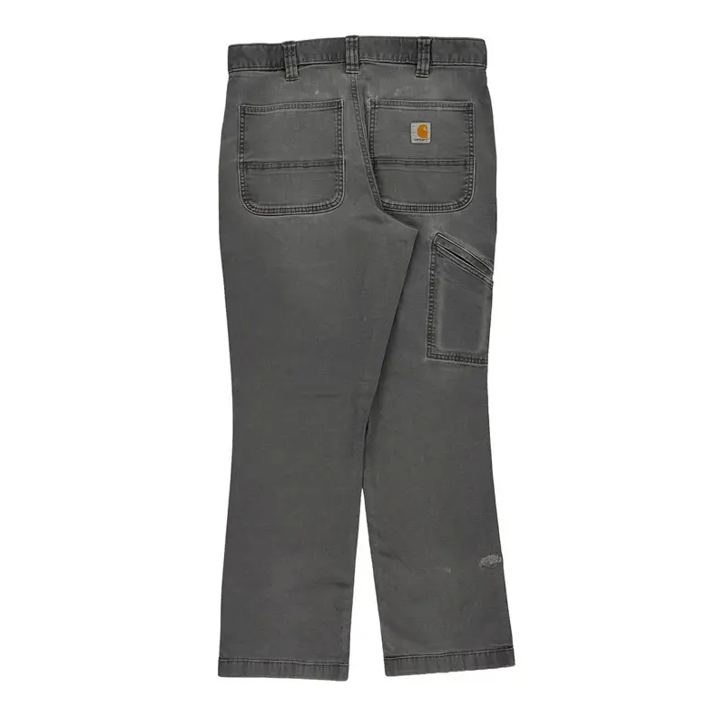 Carhartt Trousers - 32W 29L Grey Cotton Blend