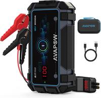 AVAPOW 2000A Portable Jump Starter–Dual USB Quick Charge 3.0, Force Start Function, Supports 8.0L Gas/6.5L Diesel, 12V Jump...