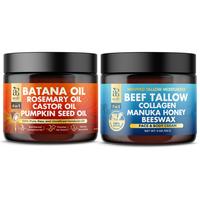 Cosmic Cream Care - Arctic Beauty All-in-One Health Support for Scalp, Hair, Face, & Body - Batana Oil Cream & Whipped Beef T...