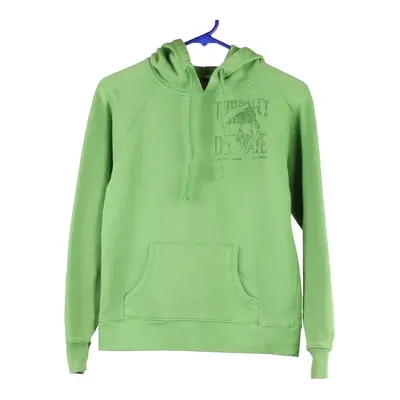 Age 13-14 Champion Hoodie - Small Green Cotton Blend