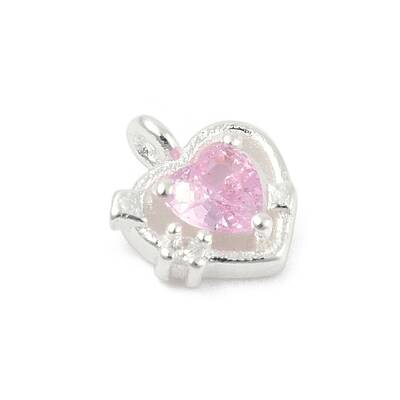 925 Sterling Silver Micro Pave Cubic Zirconia Pendants