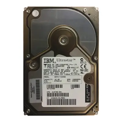 210788-001 HP 18.2GB Ultra-160 SCSI 10000 3.5-inch Hard Drive