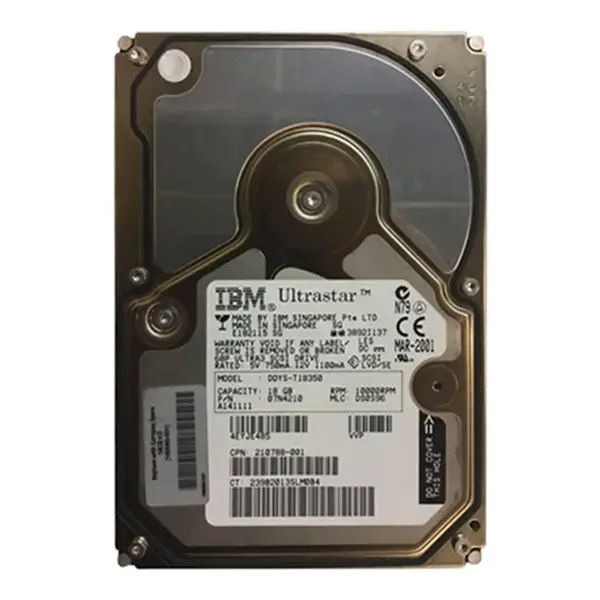 210788-001 HP 18.2GB Ultra-160 SCSI 10000 3.5-inch Hard Drive