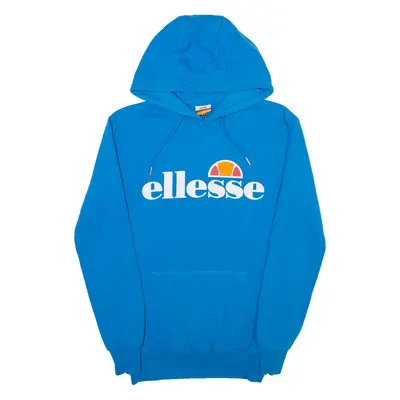 ELLESSE Womens Blue Hoodie UK 8