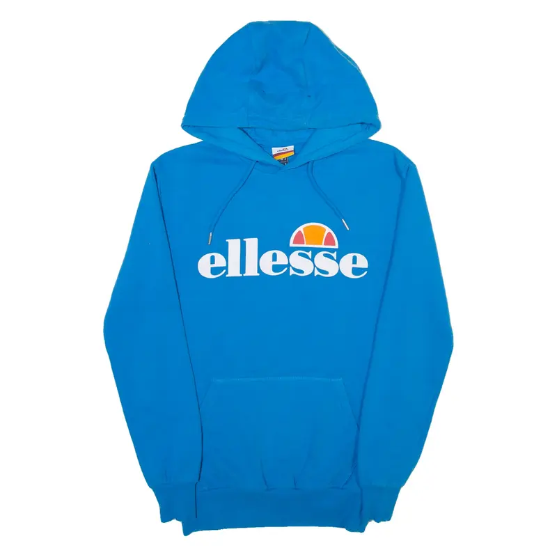ELLESSE Womens Blue Hoodie UK 8