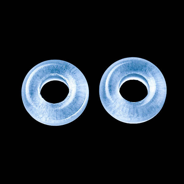 Transparent Glass European Beads