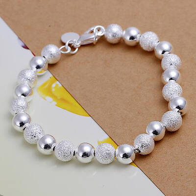8mm Brass Ball Chain Bracelets for Women