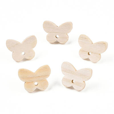 Ash Wood Stud Earring Findings