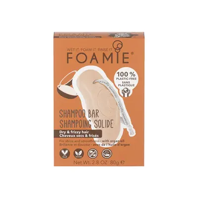 Foamie Shampoo Vigoroso Per Capelli Secchi E Ricci Kiss Me Argan (Shampoo Solido) 80 G