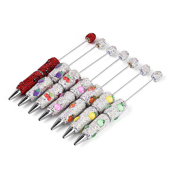 Resin & Polymer Clay Pave Rhinestone Ball-Point Pen