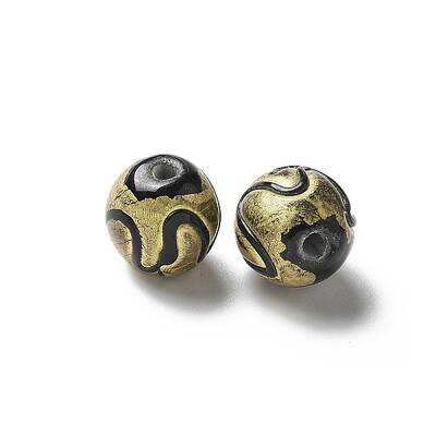 Handmade Gold Foil Glass Beads