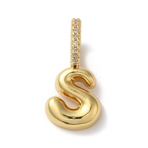 Brass Micro Pave Cubic Zirconia Pendants