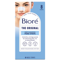 Bioré Skincare Original Deep Cleansing Pore Strips, Blackhead Removal Nose Strips, Instant Pore Unclogging, Oil-Free, Non-Co...