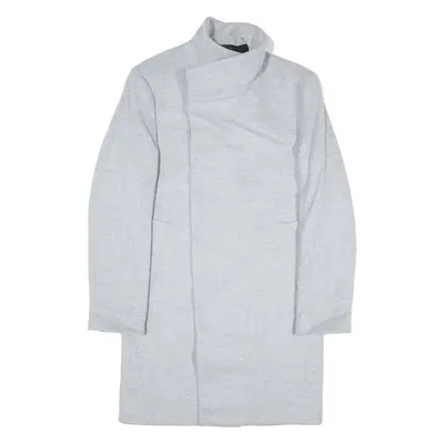 ZARA Overcoat Knit Coat Grey Womens S
