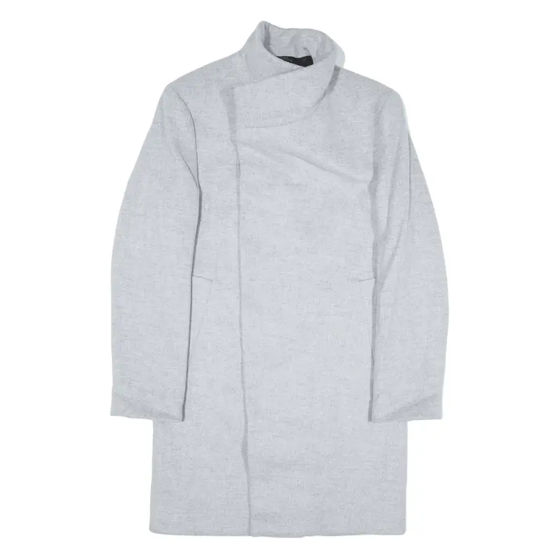 ZARA Overcoat Knit Coat Grey Womens S