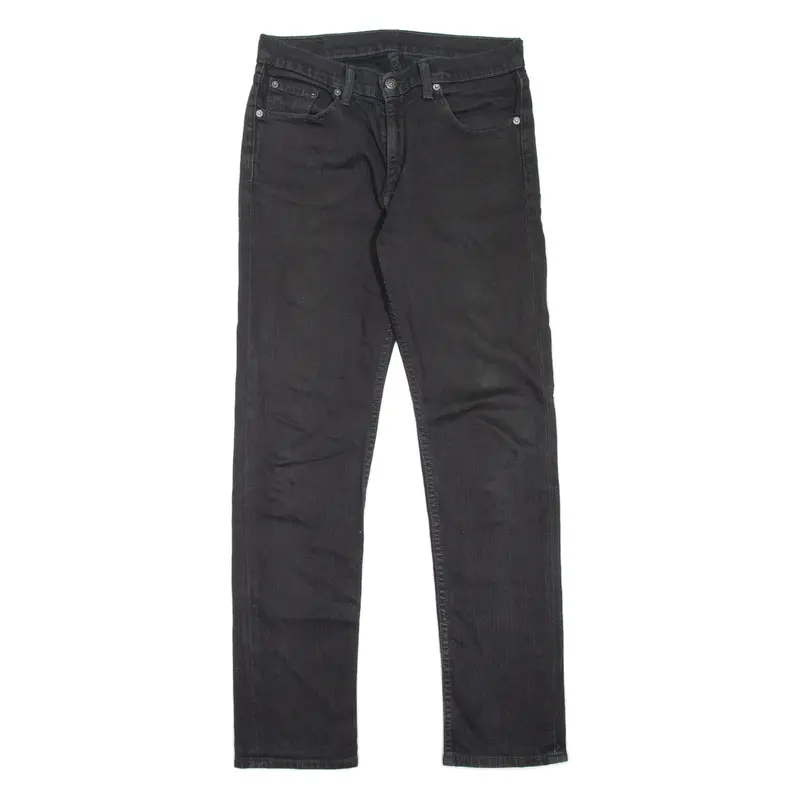 LEVI'S 511 Mens Jeans Black Slim Straight W30 L32