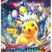 Pokémon TCG: Surging Sparks Booster Pack Pokemon TCG pikachu box SV08