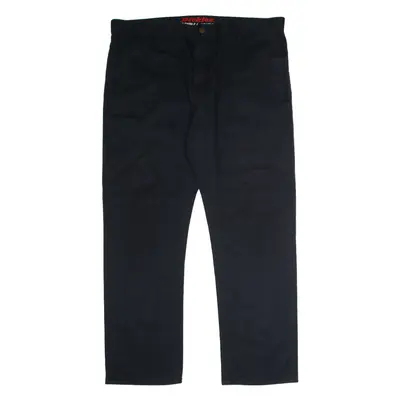 DICKIES Flex Workwear Mens Trousers Black Regular Straight W38 L30
