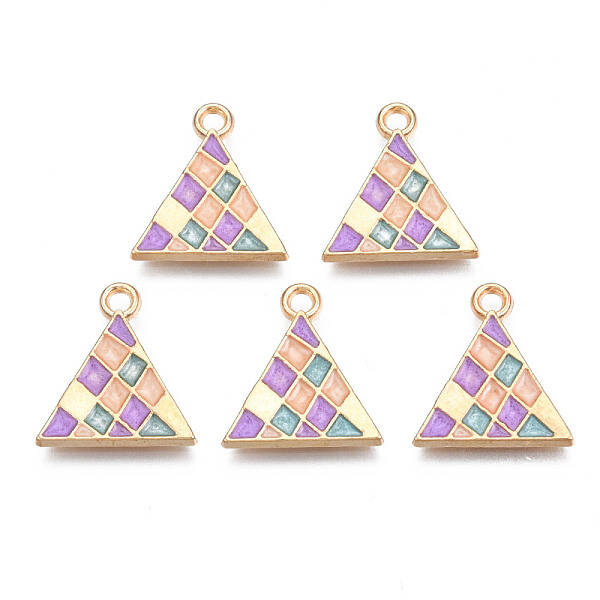 Alloy Enamel Pendants