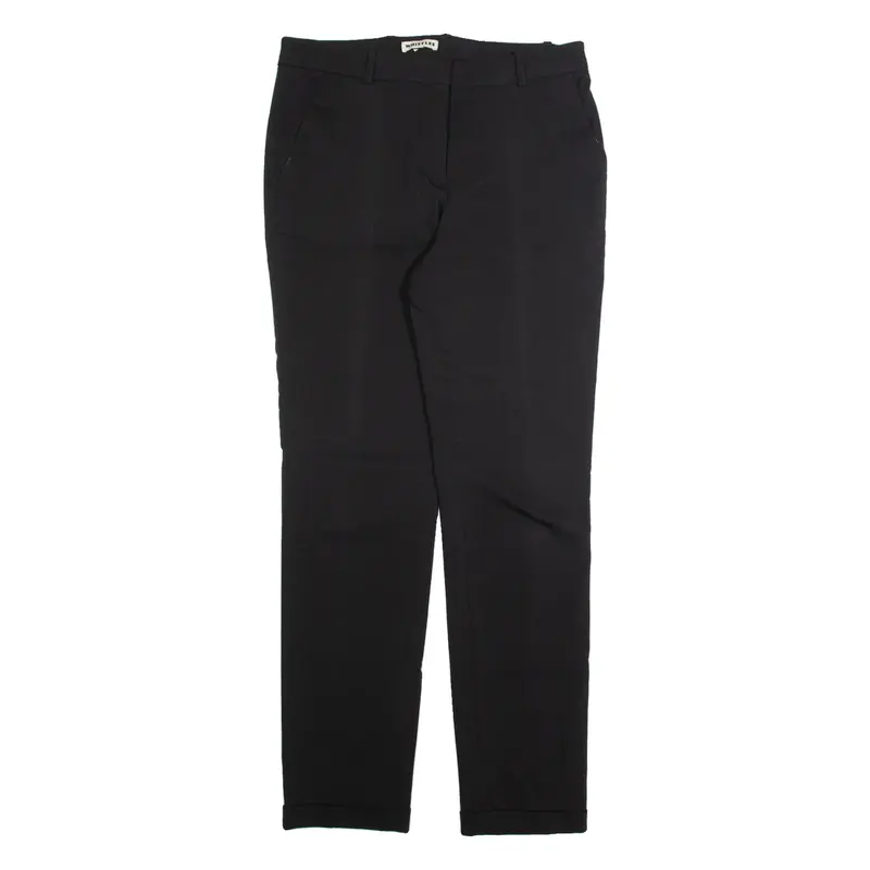 WHISTLES Chino Womens Trousers Black Regular Tapered W30 L30