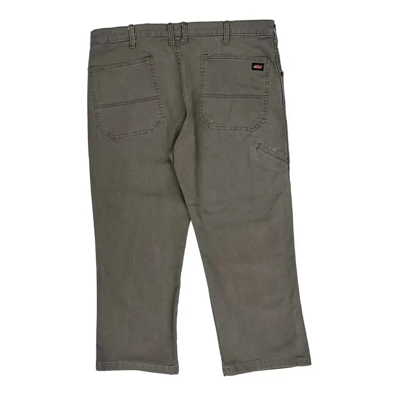 Dickies Trousers - 40W 25L Grey Cotton Blend