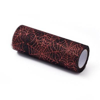 Spider Deco Mesh Ribbons