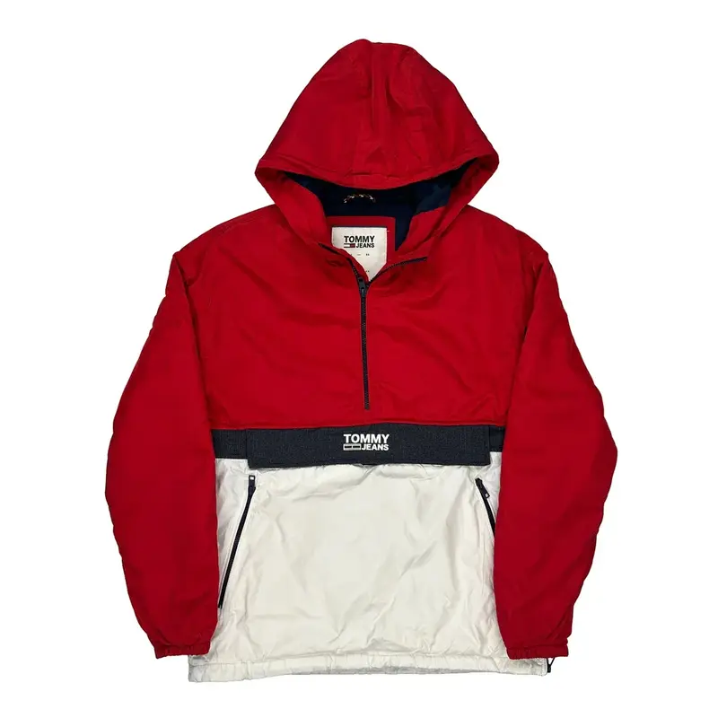 Tommy Jeans Jacket - Small Red Polyester