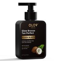 Olov Beauty Safe Self-Tanning Body Lotion - Clean ingredients, non-sticky formula, bronze glow without sun exposure, suitable...