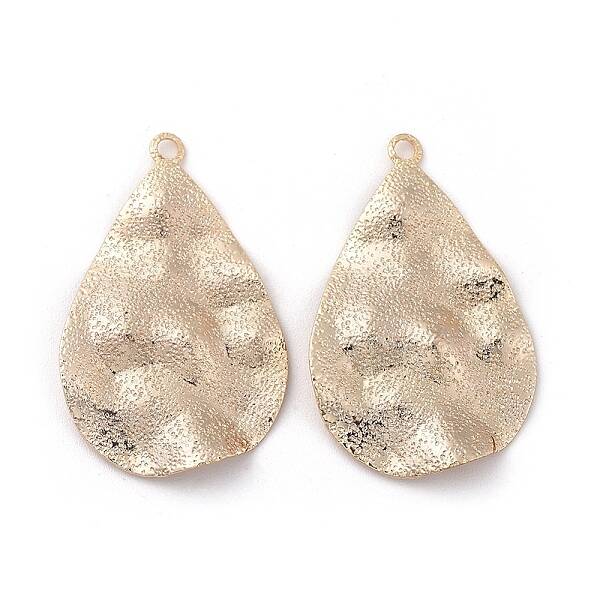 Brass Hammered Pendants