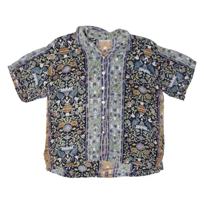 BAGHDADI Womens Shirt Black Floral L