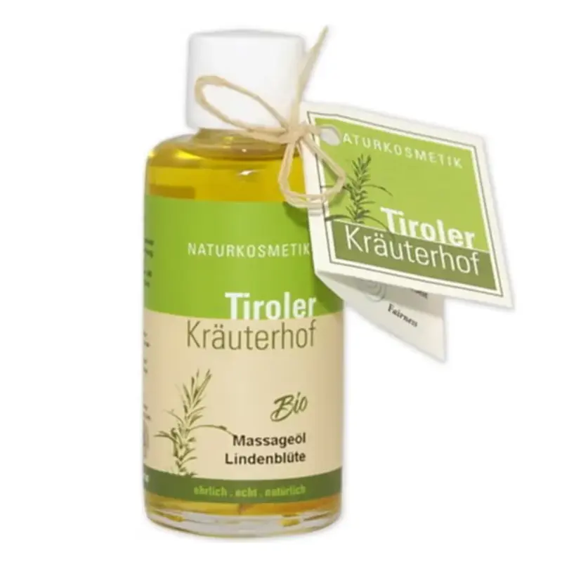 Tiroler kräuterhof Organic Linden Massage Oil, 100 ml