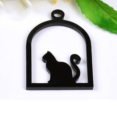 Acrylic Open Back Bezel Pendants