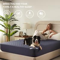 Small copper coins waterproof mattress protector, suitable for home decor,hotel,school,Breathable Noiseless BetterSleep cool ...