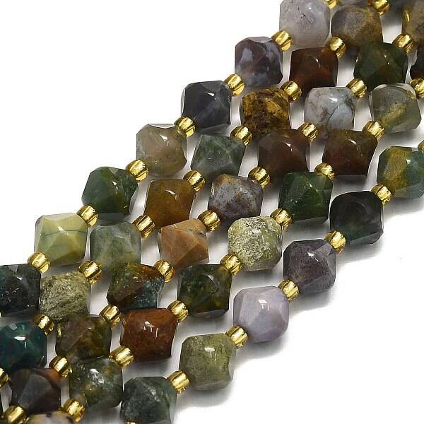 Natural Indian Agate Beads Strands