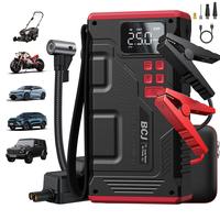 6000A BCJ Portable Car Jump Starter with Air Compressor (10.0 Gas/9.0L Diesel), 12V Car Battery Jump Box, 150PSI Digital Tire...