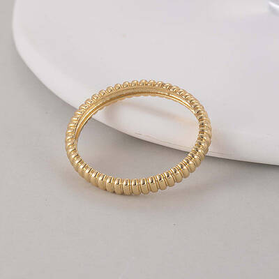 Brass Plain Band Rings for Women
