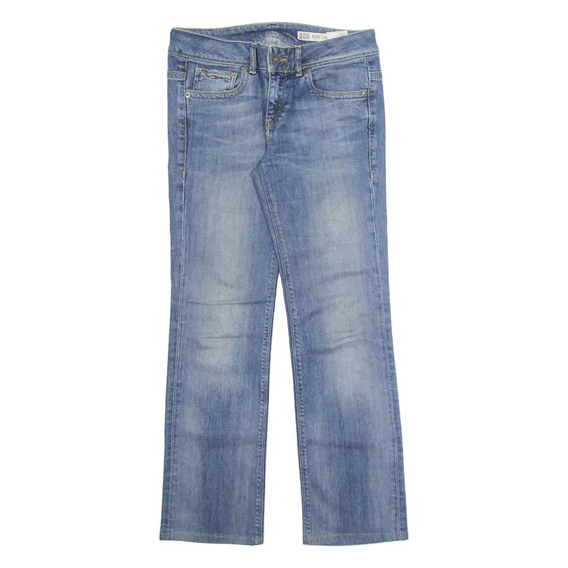 TOMMY HILFIGER Mens Jeans Blue Regular Straight Stone Wash W30 L34