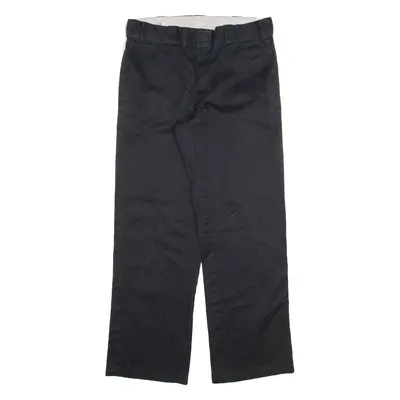 DICKIES 874 Workwear Mens Trousers Black Regular Straight W32 L30