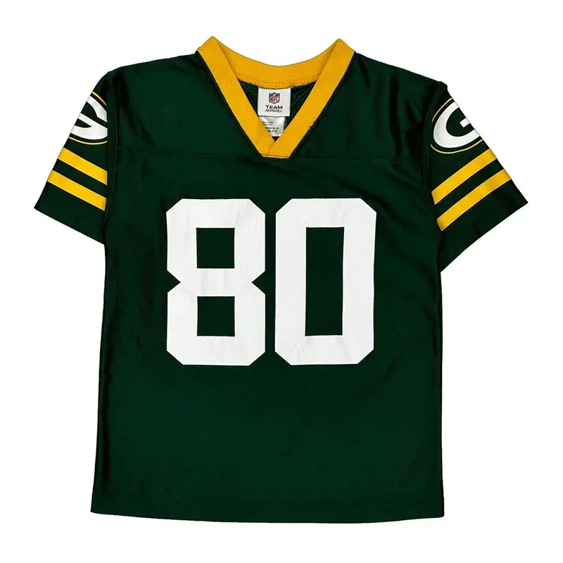Age 8 Nfl Jersey - Medium Green Polyester