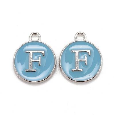 Platinum Plated Alloy Enamel Charms